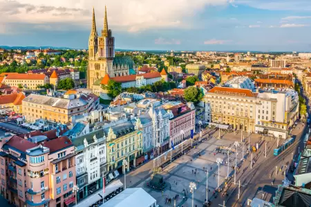 Zagreb em abril