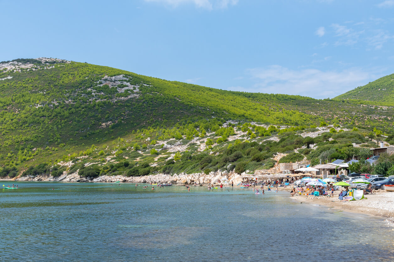Agios Fokas : Plage d'Agios Fokas Agios Fokas : Plage d'Agios Fokas