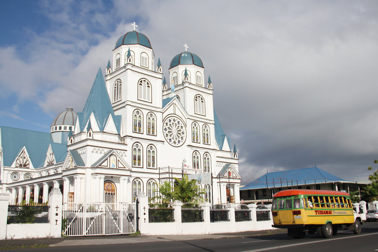 Apia : Cathédrale d'Apia Apia : Cathédrale d'Apia