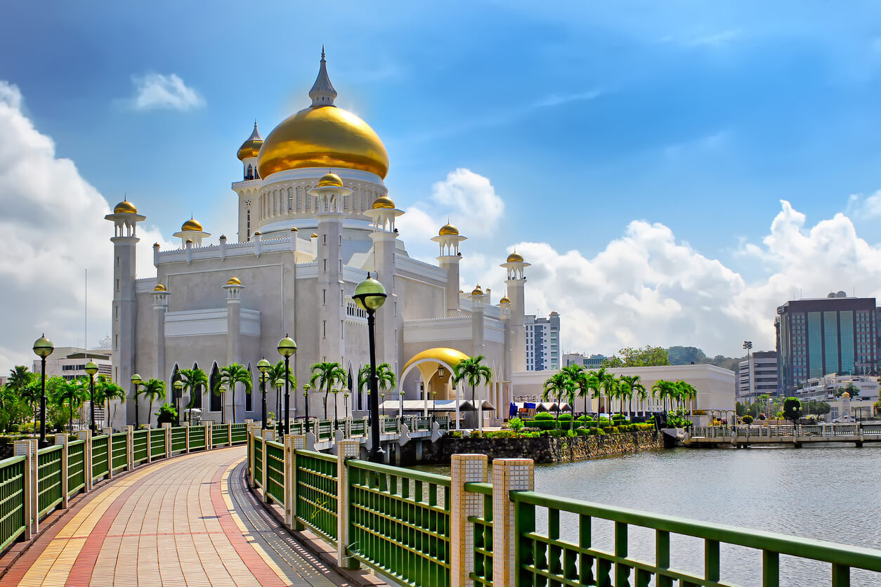 Bandar Seri Begawan : Mosquée Sultan Omar Ali Saifuddin à Bandar Bandar Seri Begawan : Mosquée Sultan Omar Ali Saifuddin à Bandar