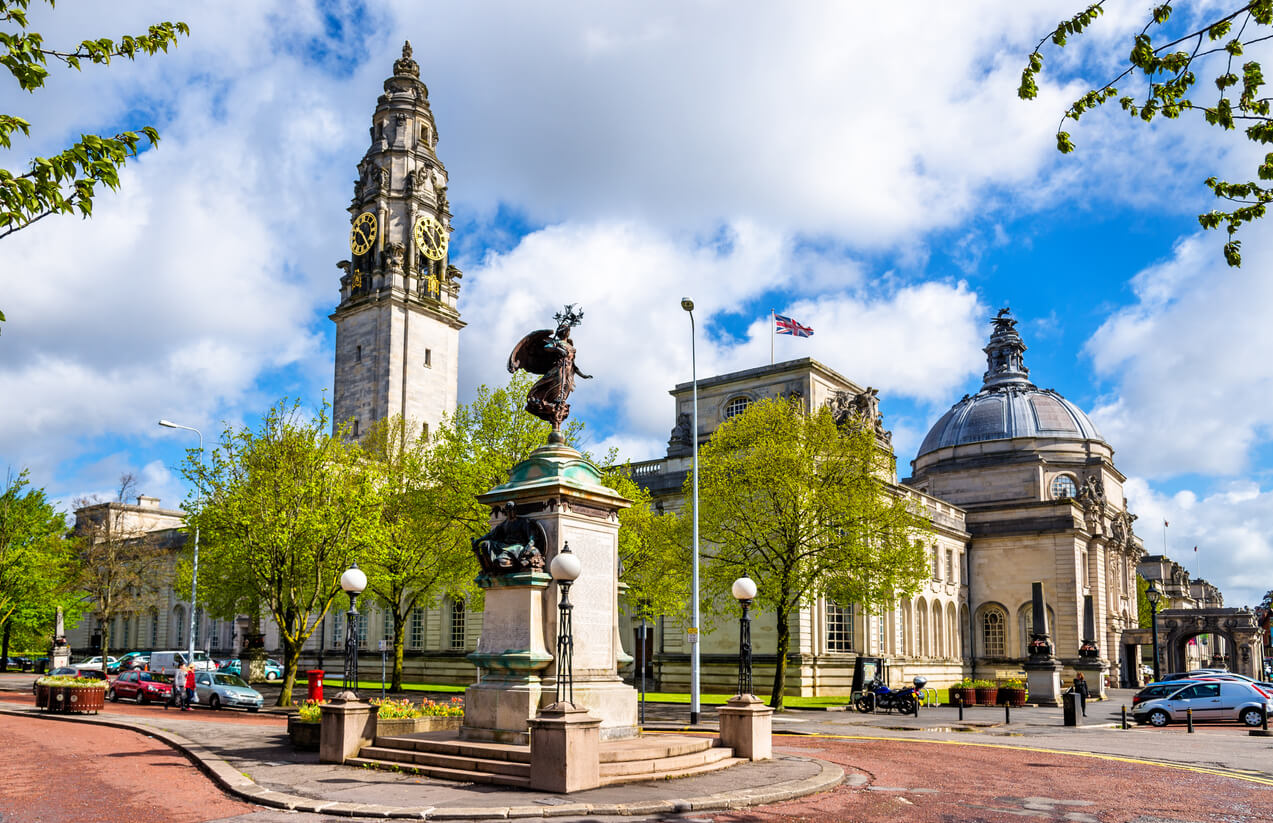 Cardiff : Hôtel de ville de Cardiff Cardiff : Hôtel de ville de Cardiff