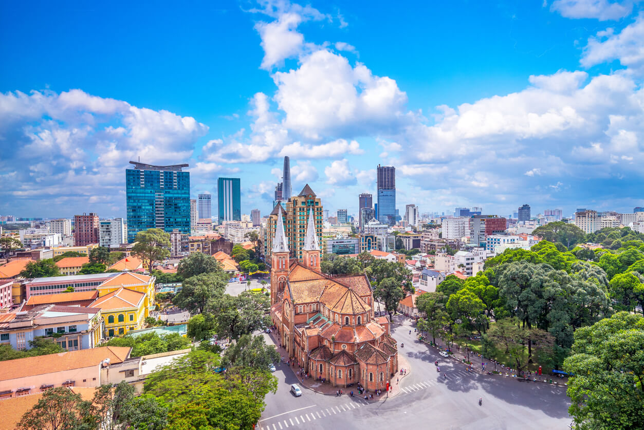 Cidade de Ho Chi Minh : Notre-Dame de Saïgon à Ho Chi Minh Ville Cidade de Ho Chi Minh : Notre-Dame de Saïgon à Ho Chi Minh Ville