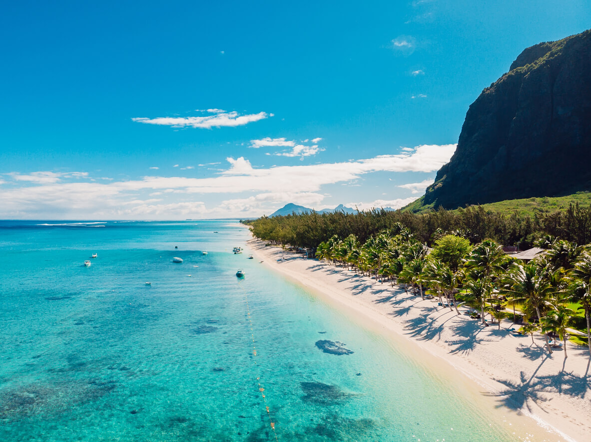 Maurícia: Plage paradisiaque sur l'île Maurice Maurícia: Plage paradisiaque sur l'île Maurice