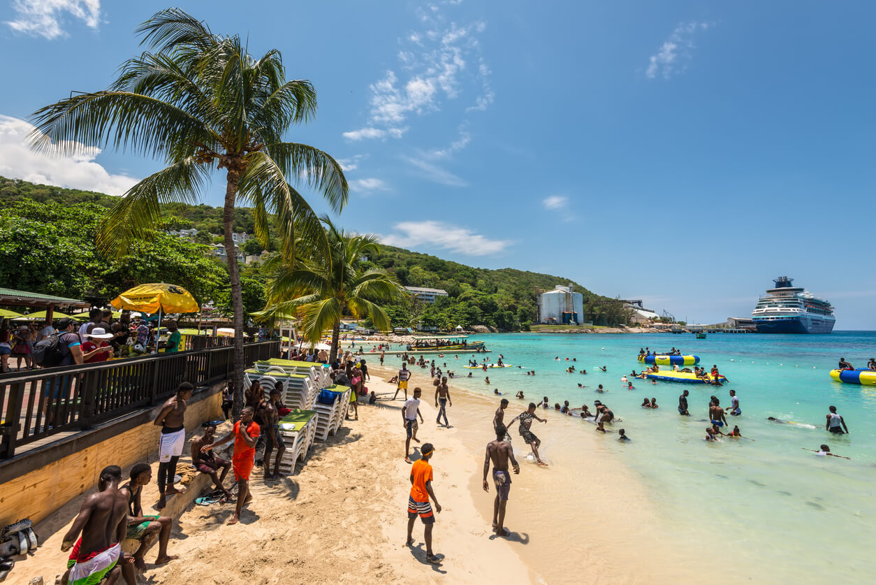 Jamaica: La plage d'Ocho Rios en Jamaïque