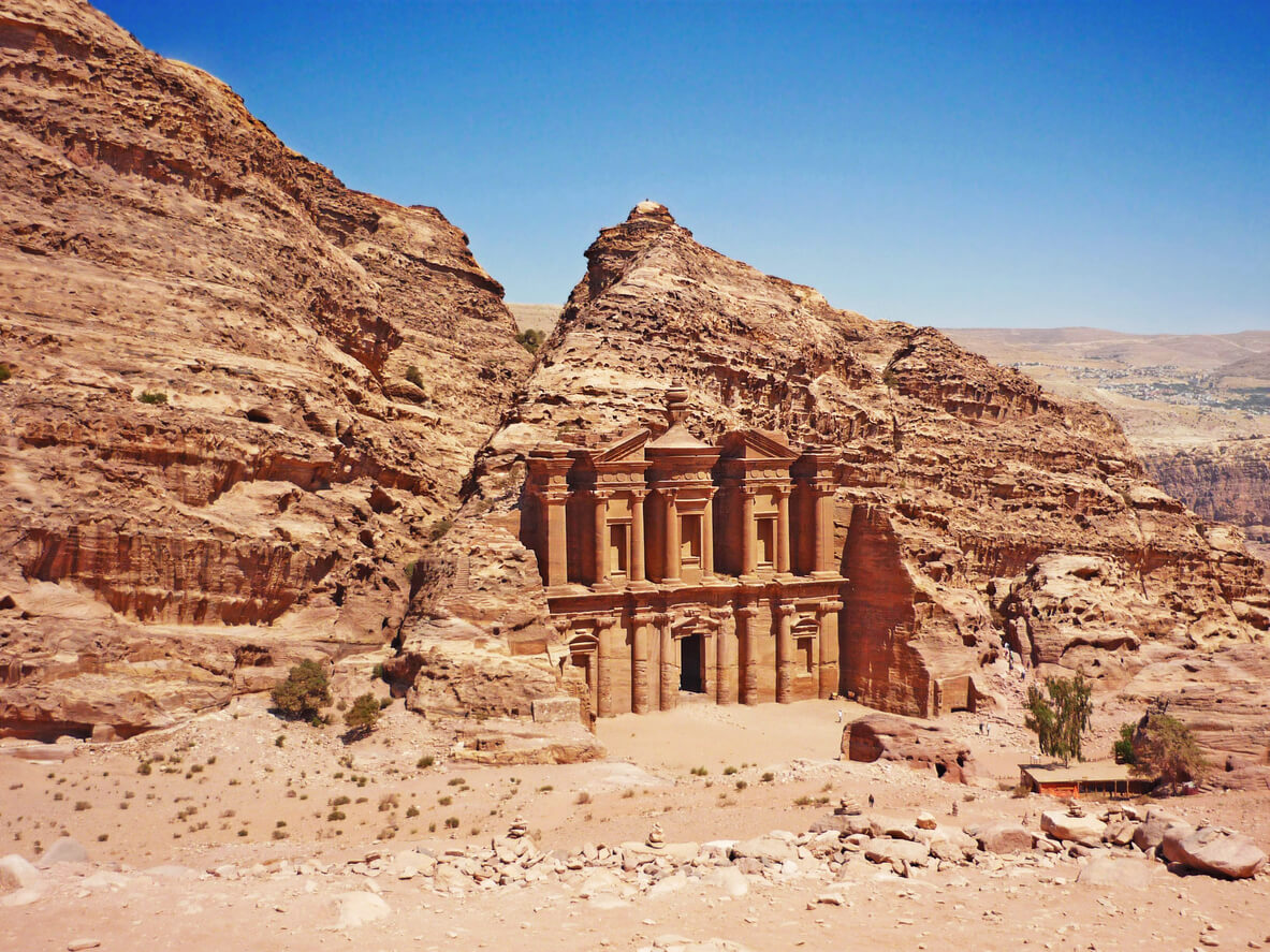 Jordânia: Le site archéologique de Petra Jordânia: Le site archéologique de Petra