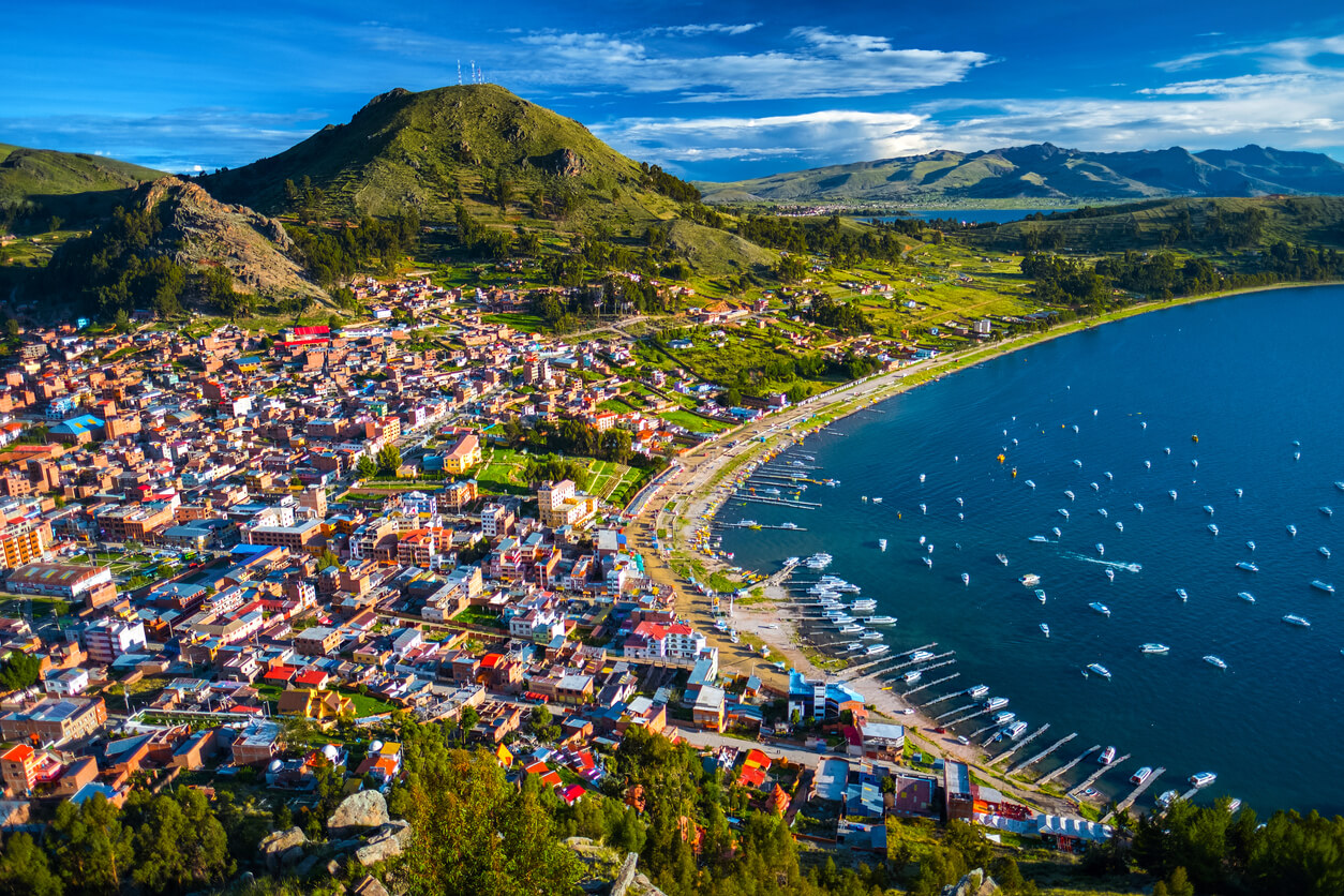 Lago Titicaca (Copacabana) :  Lago Titicaca (Copacabana) :
