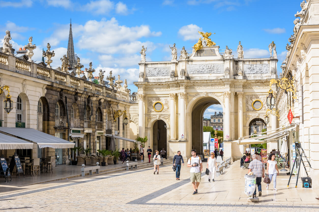 Nancy : L'arc de triomphe de la place Stanislas à Nancy