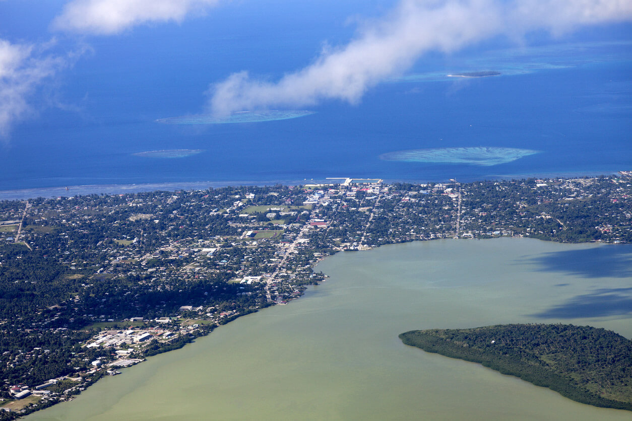 Nukuʻalofa : Vue aérienne sur Nuku'alofa Nukuʻalofa : Vue aérienne sur Nuku'alofa