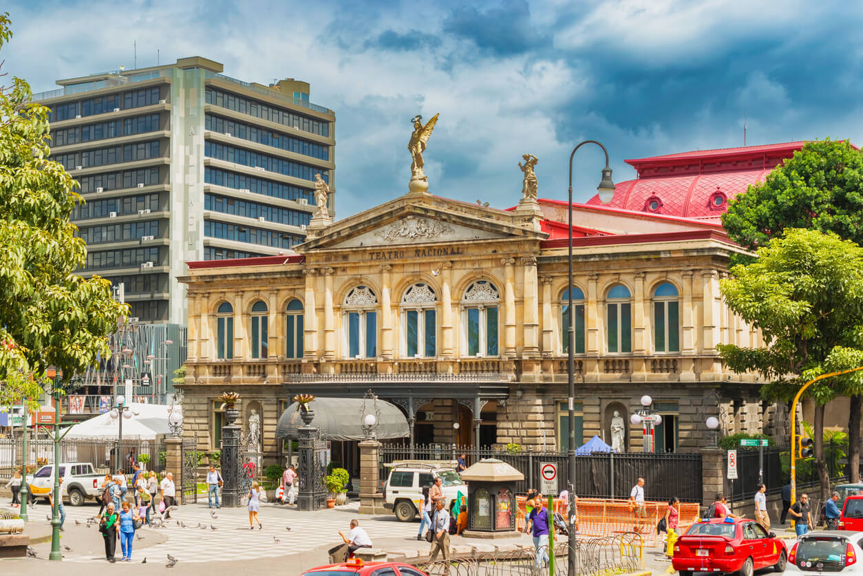 San José : Théâtre national du Costa Rica à San Jose