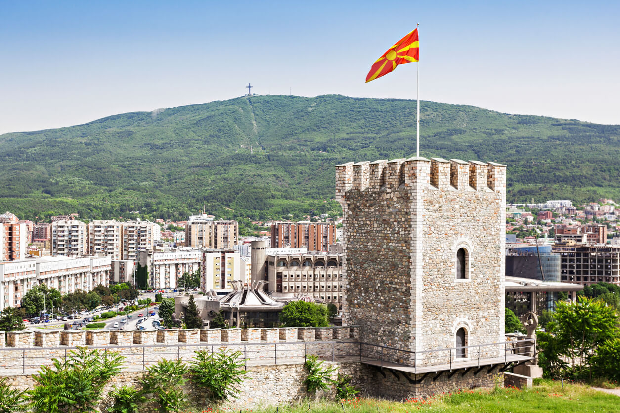 Escópia : Forteresse de Kale à Skopje Escópia : Forteresse de Kale à Skopje